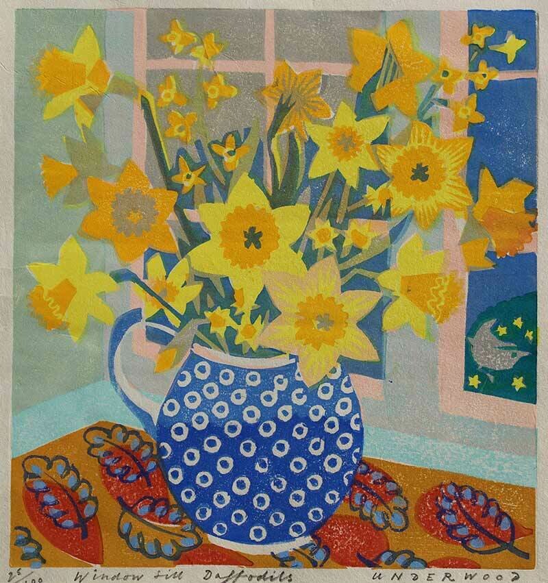 Window Sill Daffodils