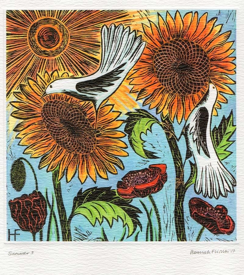 Summer - Printmakers Art Card