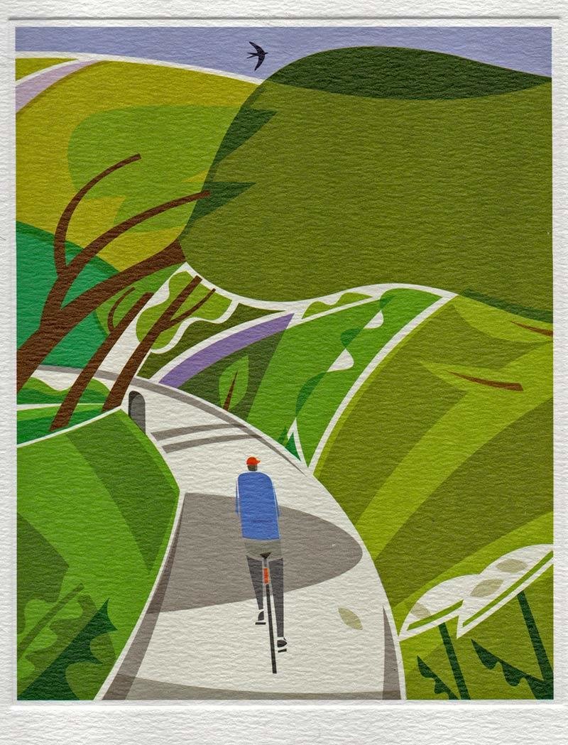 Lost Lanes - Printmakers Art Card.