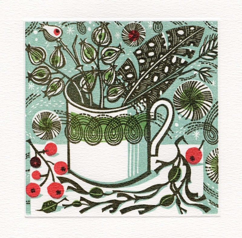 Winter Persephone- Winter Printmakers Card