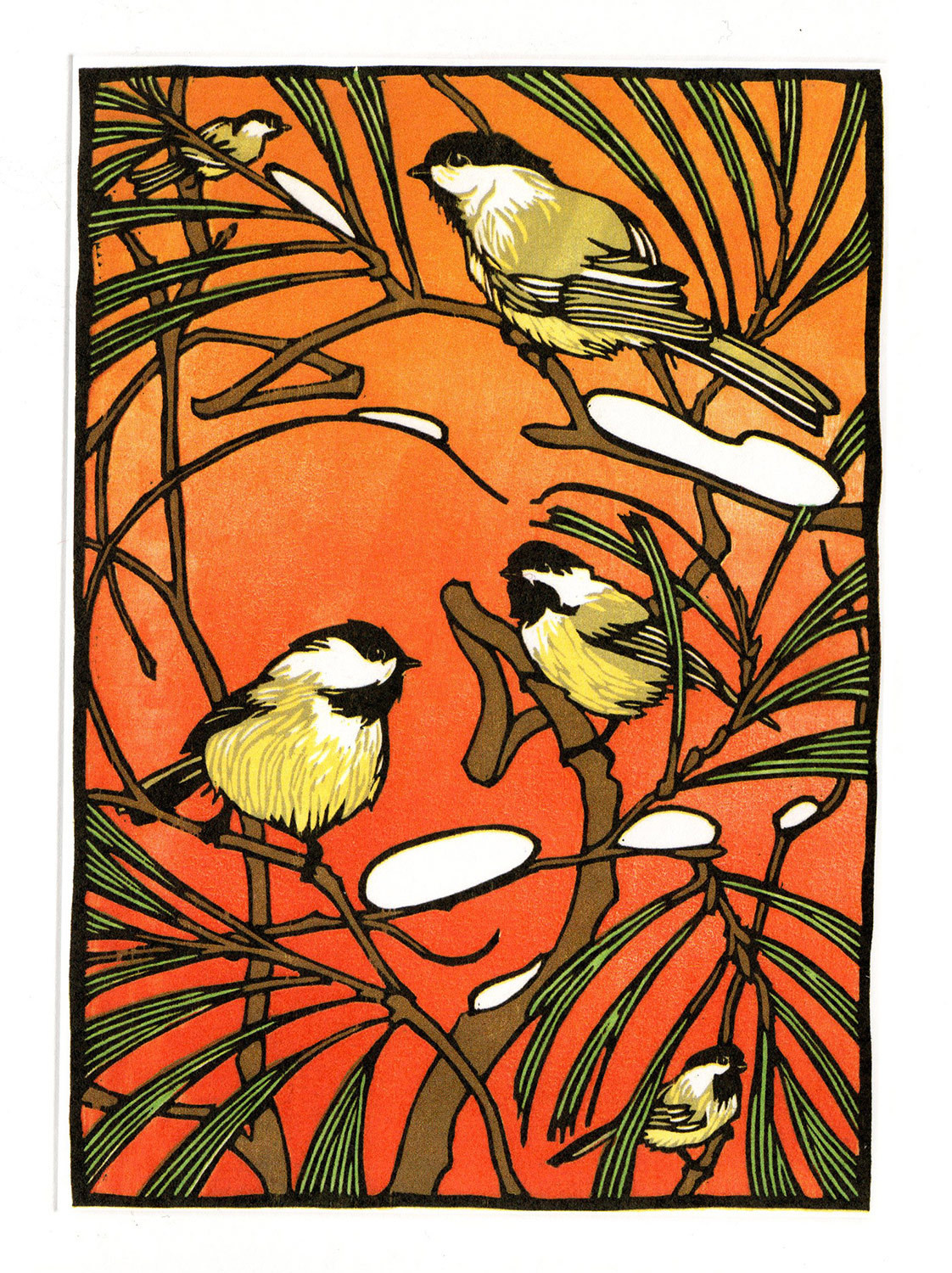 Chickadee Story - Printmakers Card