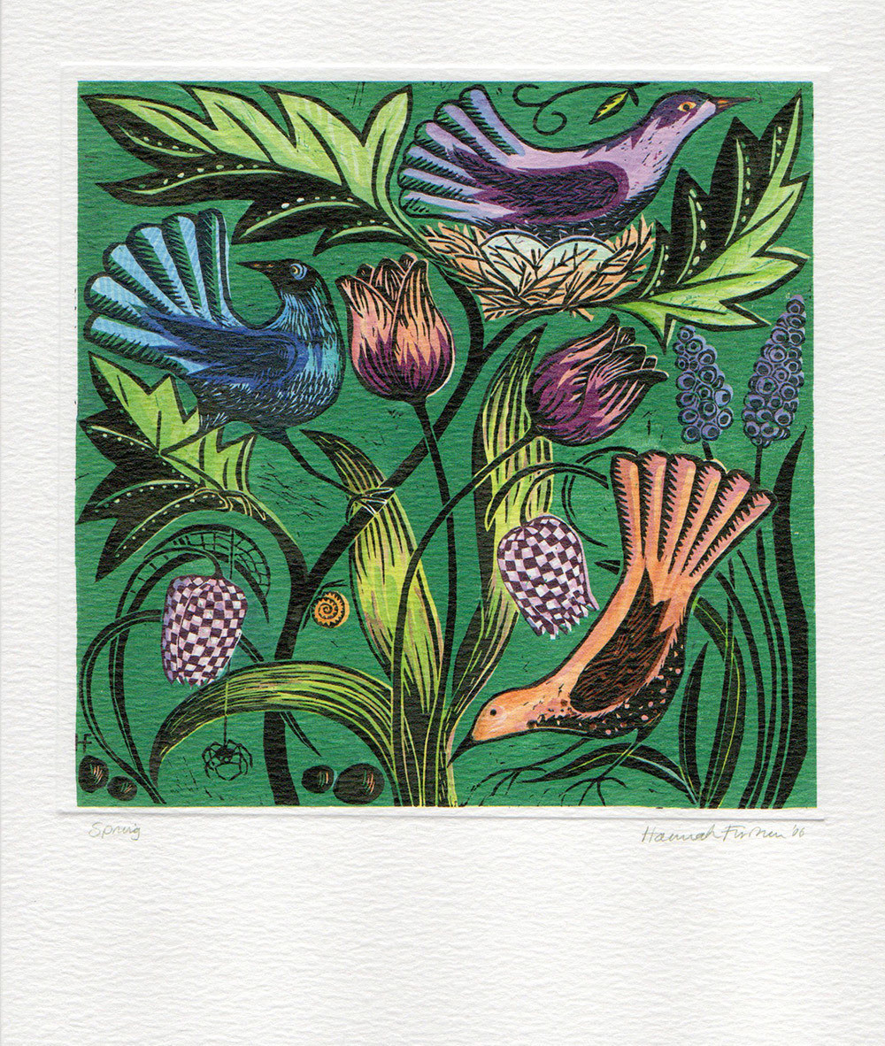 Spring - Printmakers Art Card
