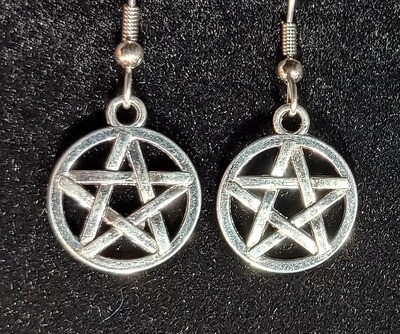 Small Pentagram Earrings
