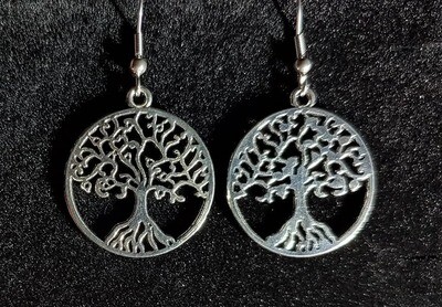 Curly Tree of Life Earrings