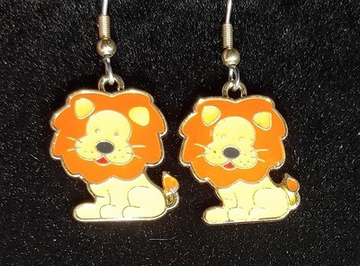 Cute Lion Earrings
