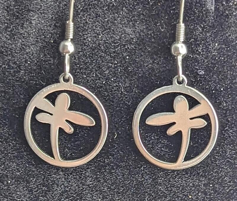Stainless Steel Abstract Dragonfly