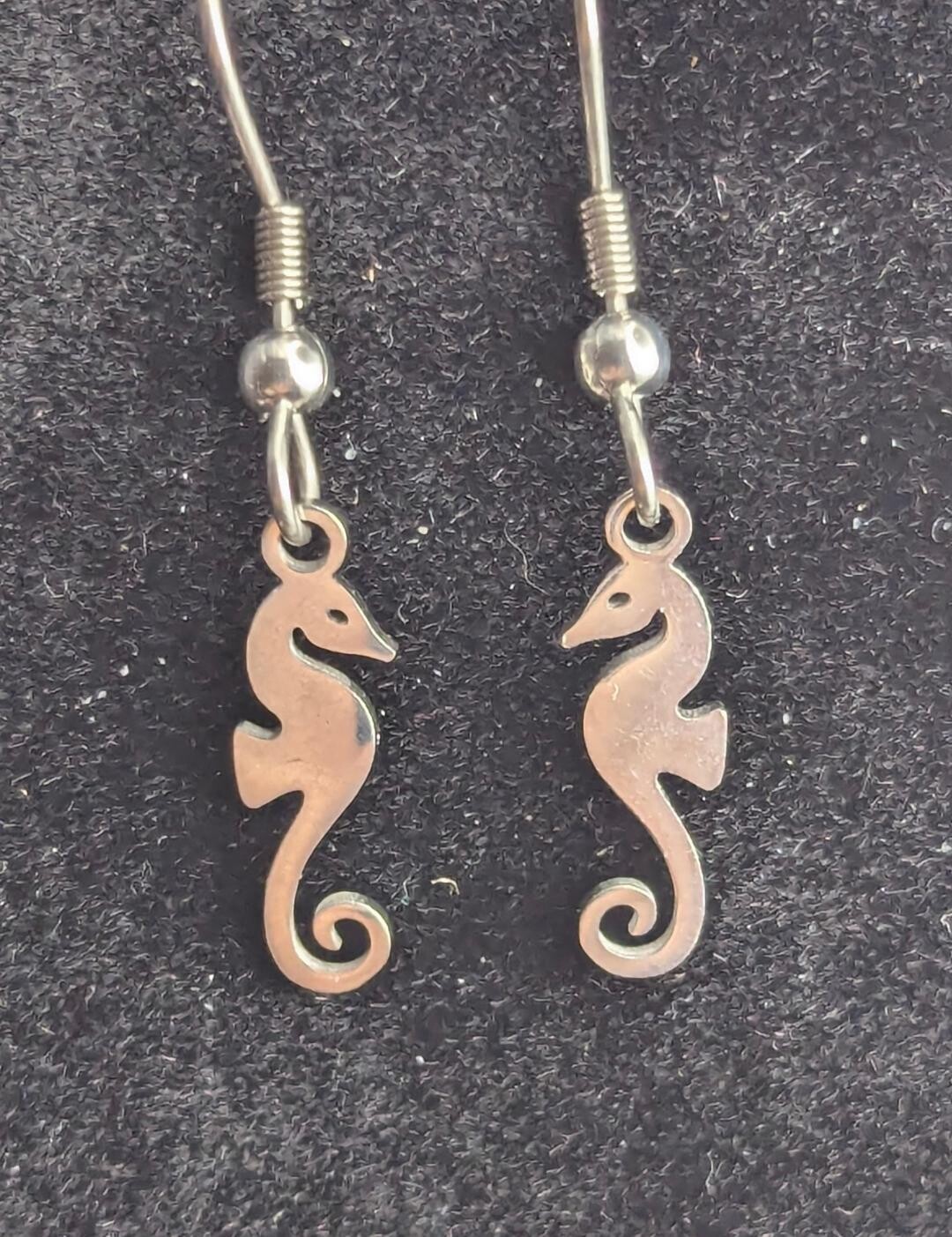 Tiny Stainless Steel Sea Horses