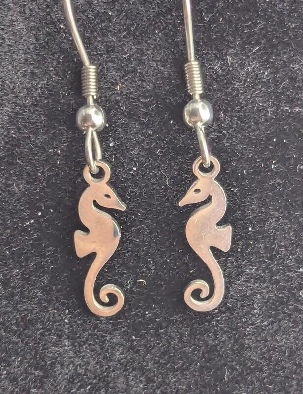 Tiny Stainless Steel Sea Horses