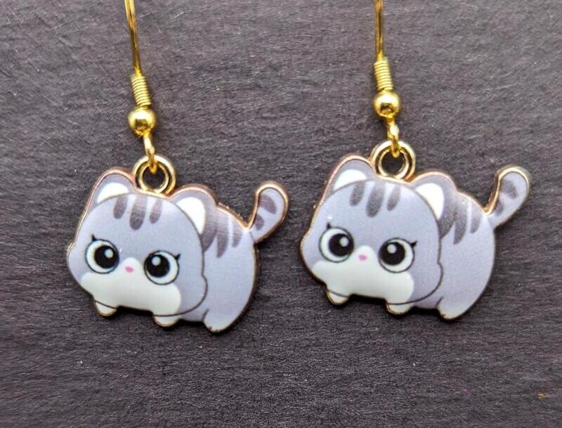 Pudgy Little Grey Cats