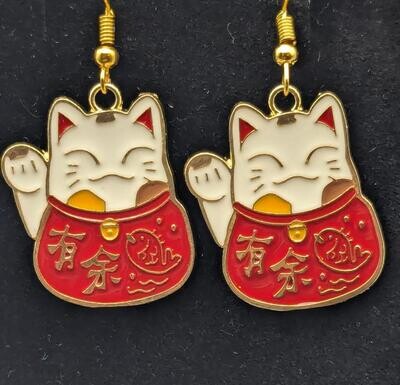 Lucky Cat in Red