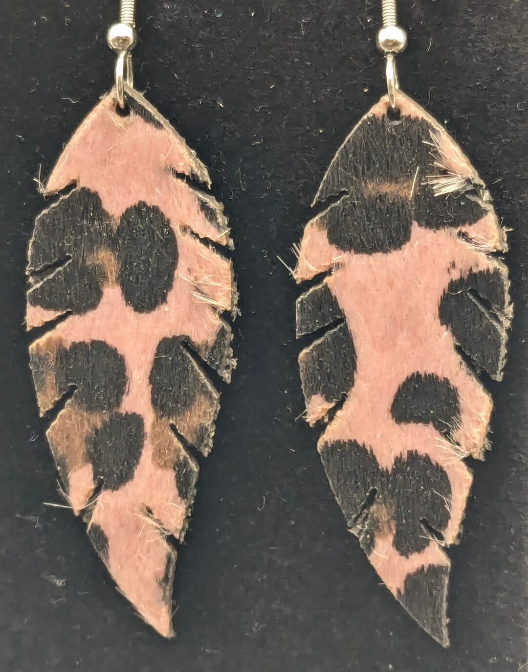 Spotted Faux Feather