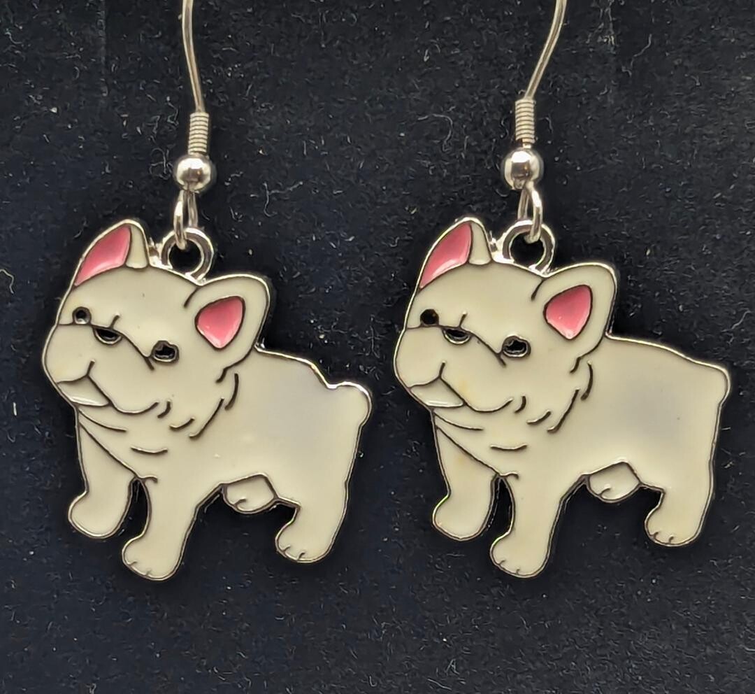 White French Bulldogs