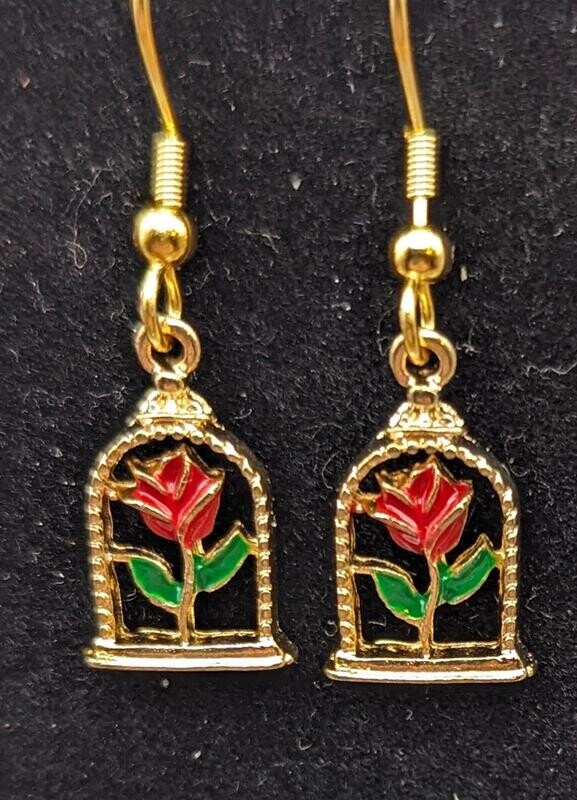 Small Roses in a Cloche