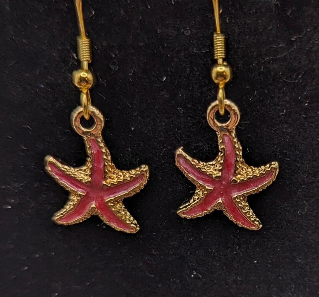 Red and Gold Starfish
