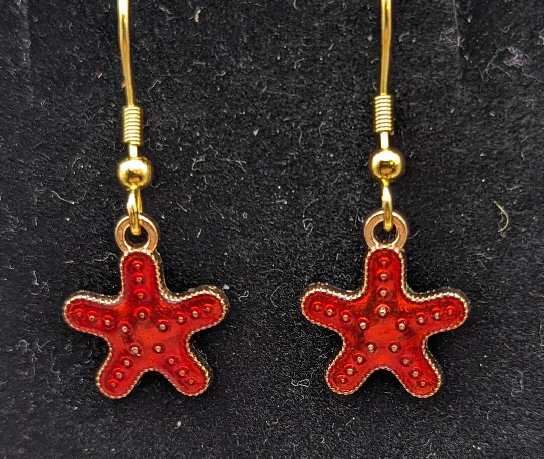 Bright Red Starfish