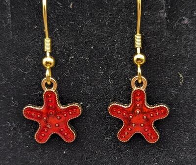 Bright Red Starfish