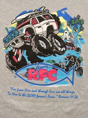 Off-Road Racing T-Shirt - Heather Grey - Small