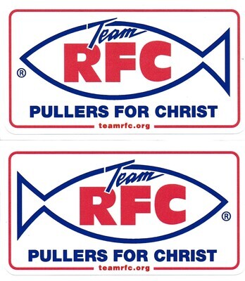 Pullers For Christ Decal Set Large