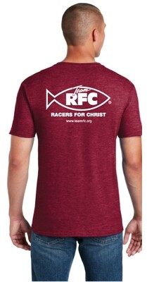 Racers For Christ Logo T-Shirt - Red