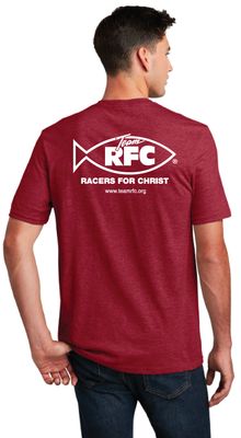 Racers For Christ Logo T-Shirt - Red/Maroon (XL only)