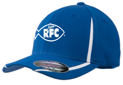 Racers For Christ Flexfit Colorblock Cap (Blue or Black) Racers For Christ Flexfit Colorblock Cap (Blue or Black)