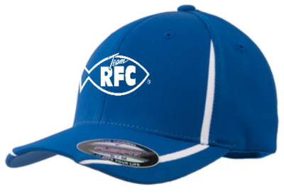 Racers For Christ Flexfit Colorblock Cap (Blue or Black)