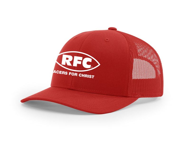 Red/Red Cap: Mesh Back / Snapback