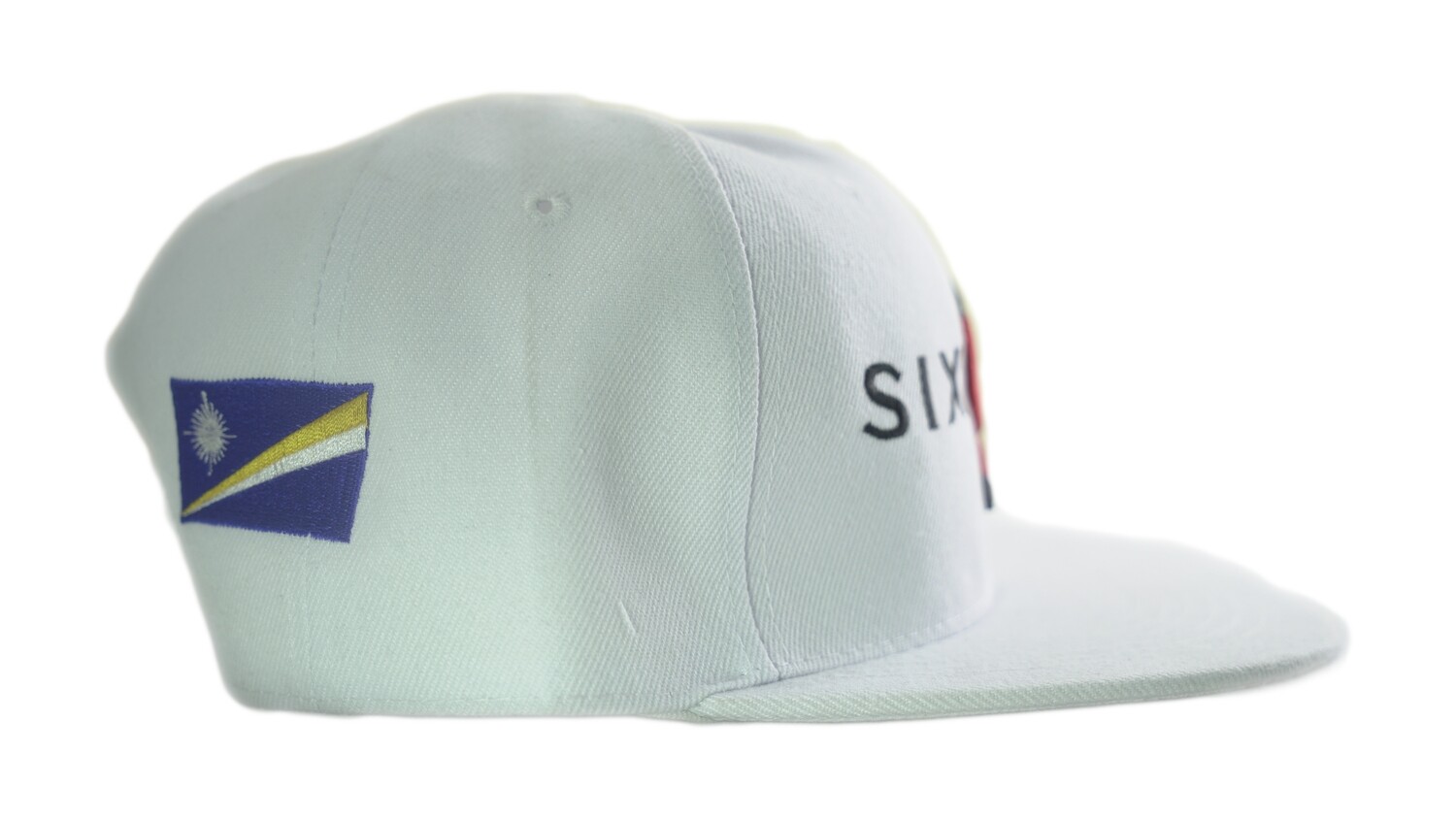 Six9too White Flat Bill Cap