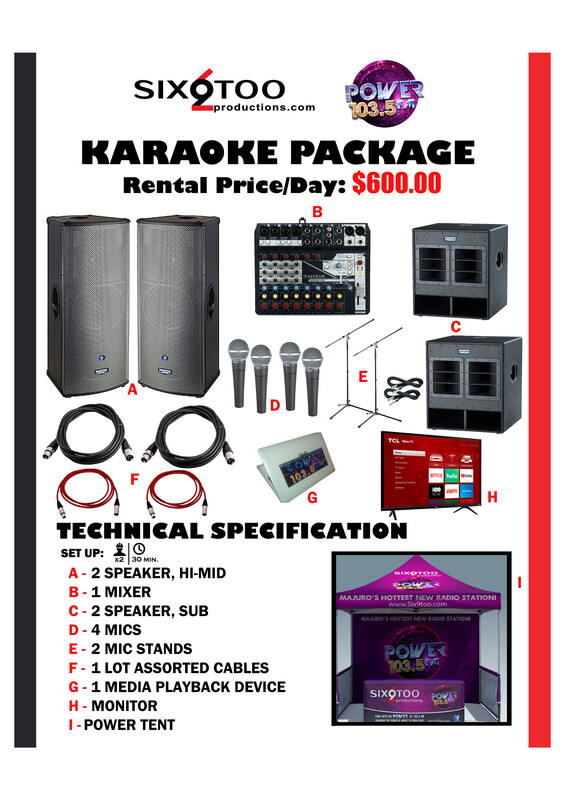 KARAOKE PACKAGE