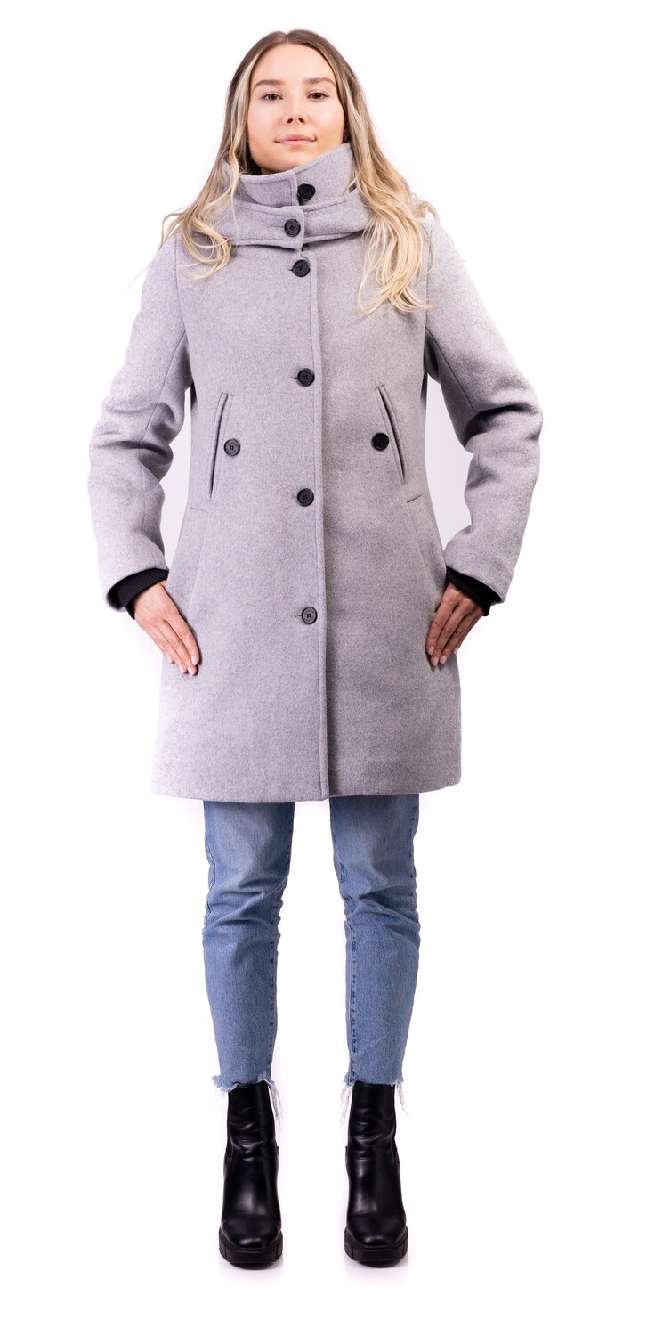 manteau d hiver gris