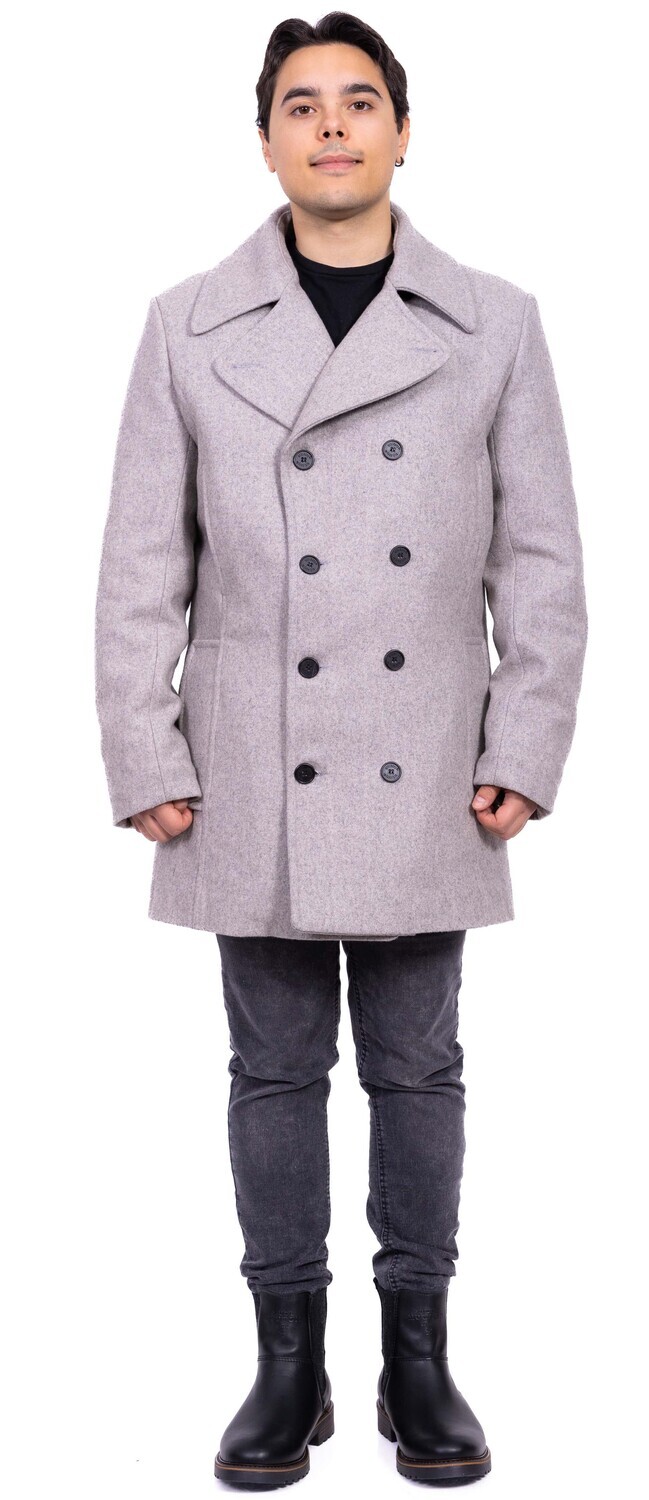 Homme Manteau Homme Long Hiver Double Boutonnage Trench Coat Homme