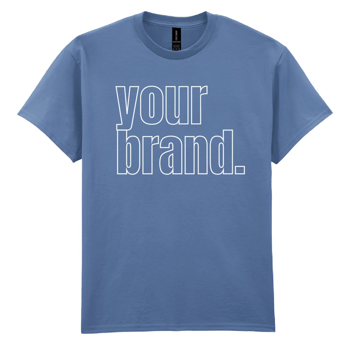 10 x Heavy Cotton Tees with your 1 Colour Screen Print