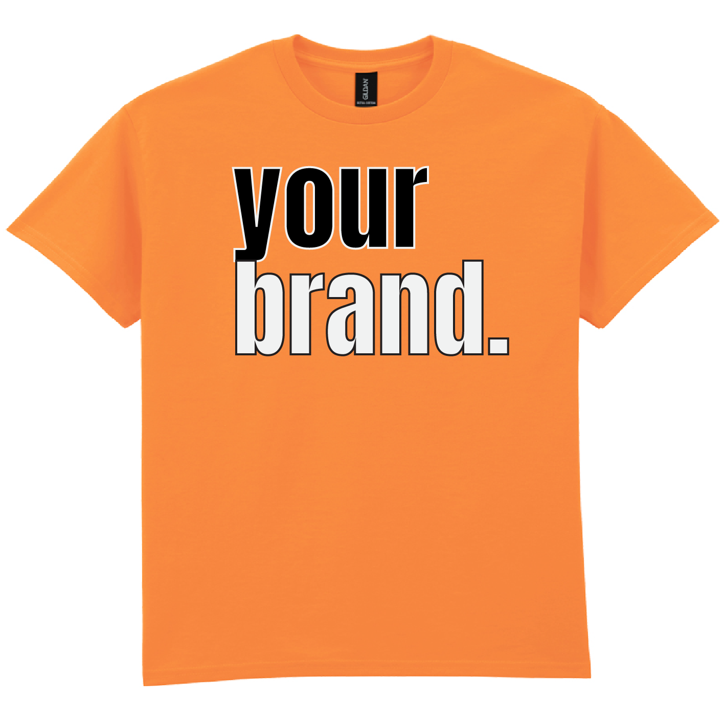 10 x Heavy Cotton Tees with your 2 Colour Screen Print