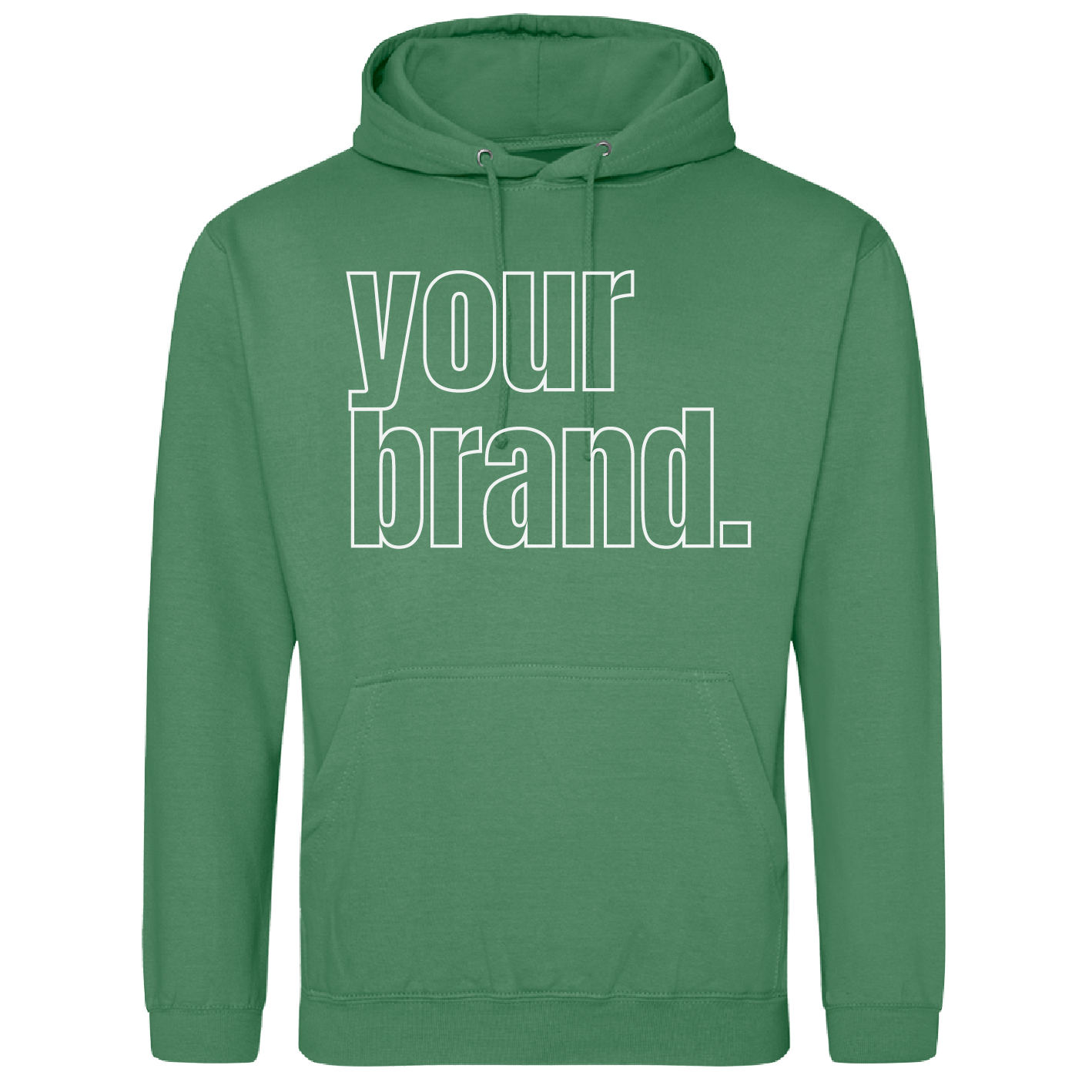 10 x 80% Cotton Hoodie with your 1 Colour Screen Print