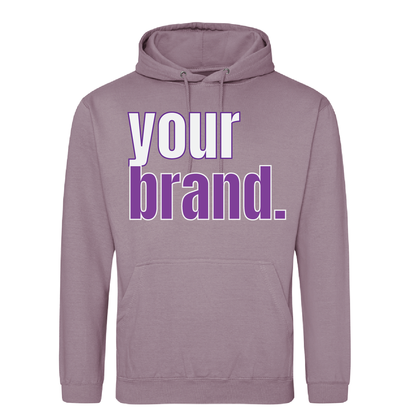25 x 80% Cotton Hoodies with your 2 Colour Screen Print