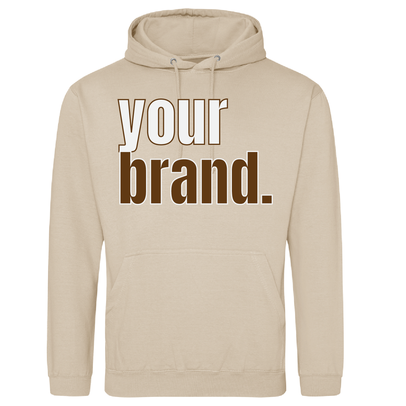 10 x 80% cotton Hoodies with your 2 Colour Screen Print