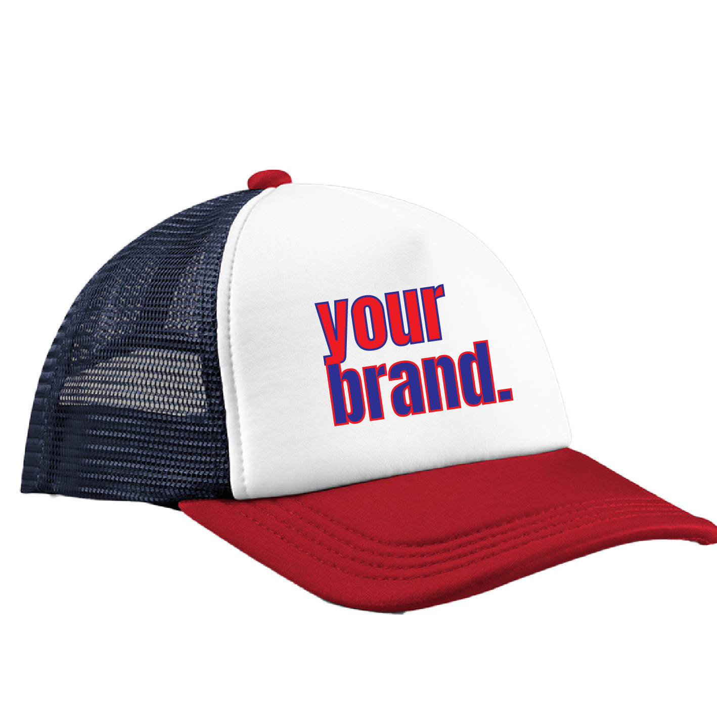 10 Printed Retro Trucker Caps