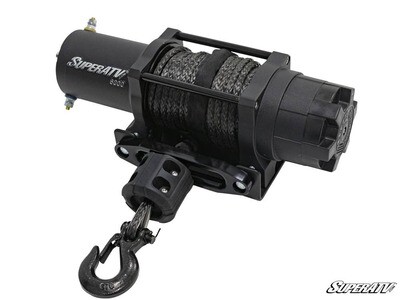 Superatv 6,000 lb. UTV/ATV Winch (With Wireless Remote and synthetic Rope)