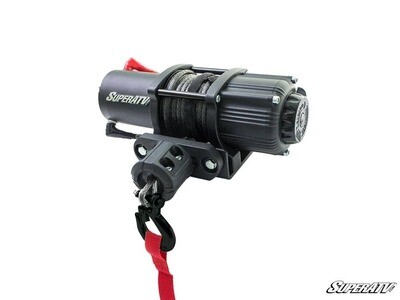 Superatv 3500 lb. UTV/ATV Winch (With Wireless Remote &amp; Synthetic Rope)