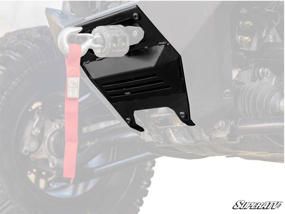 Superatv Polaris RZR Pro XP Winch Mounting Plate