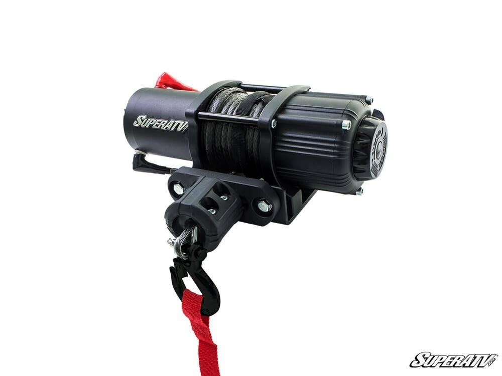 Superatv 2500 lb. UTV/ATV Winch (With Wireless Remote &amp; Synthetic Rope)