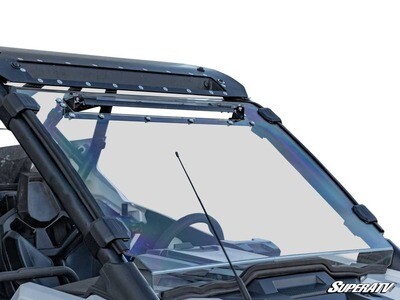 Superatv Polaris RZR Pro XP Scratch Resistant Vented Full Windshield