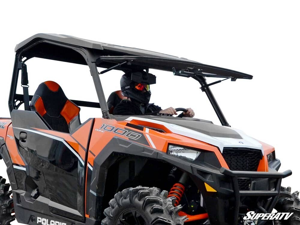 Superatv Polaris General Scratch Resistant Flip Windsield