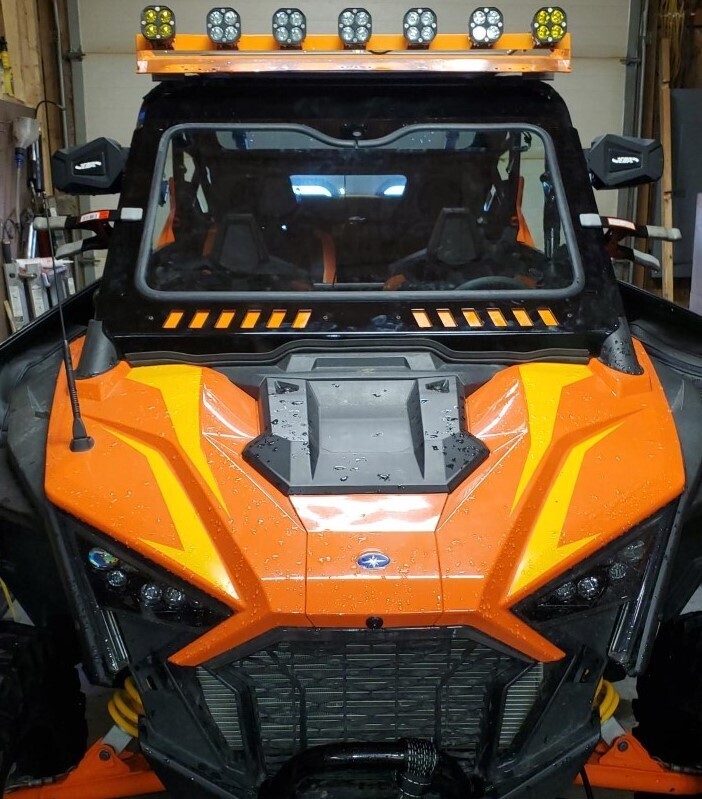 802 Off Road Polaris RZR Pro XP Vented Glass Windshield