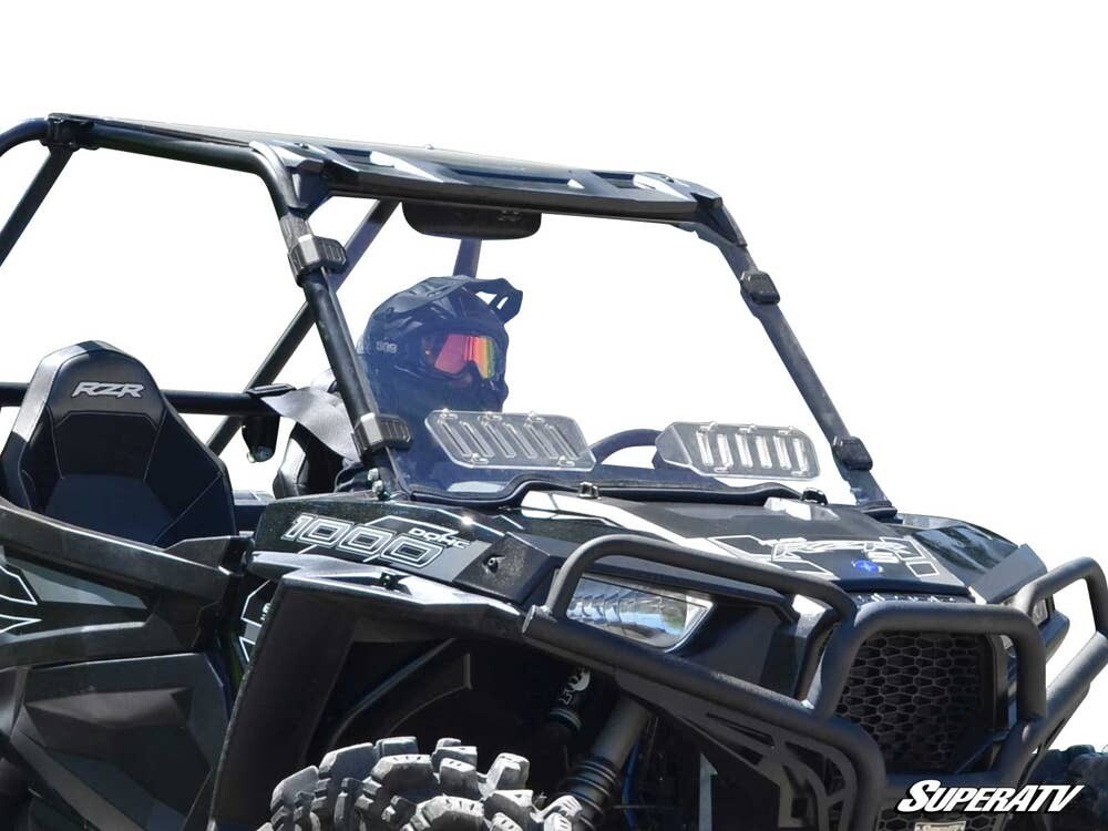 Superatv Polaris RZR XP Turbo Scratch Resistant Vented Windshield