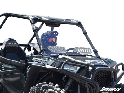 Superatv Polaris RZR XP Turbo Scratch Resistant Vented Windshield