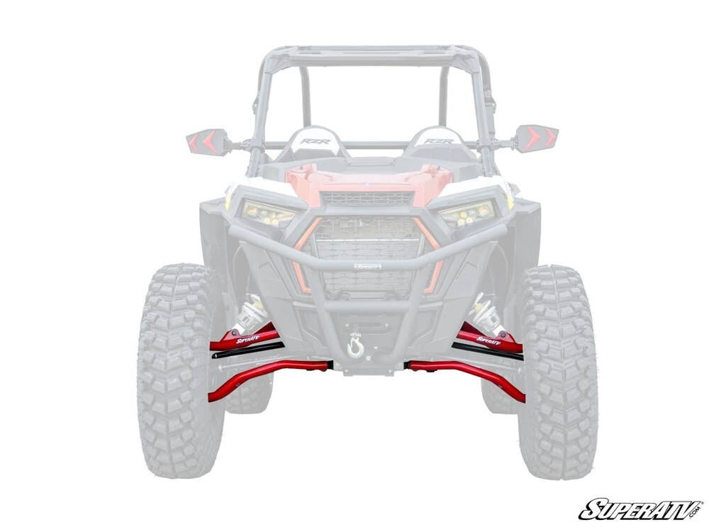 Superatv Polaris RZR XP Turbo High Clearance 2&quot; Forward Offset A Arms