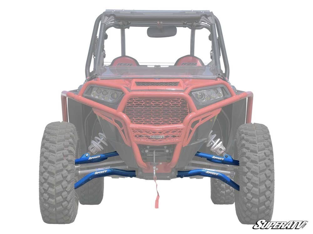 Superatv Polaris RZR XP Turbo High Clearance 1.5&quot; Forward Offset A Arms