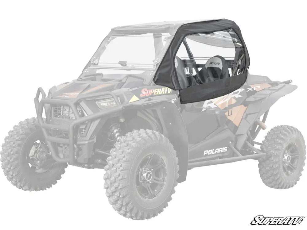Superatv Polaris RZR XP Turbo Primal Soft Cab Enclosure Upper Doors