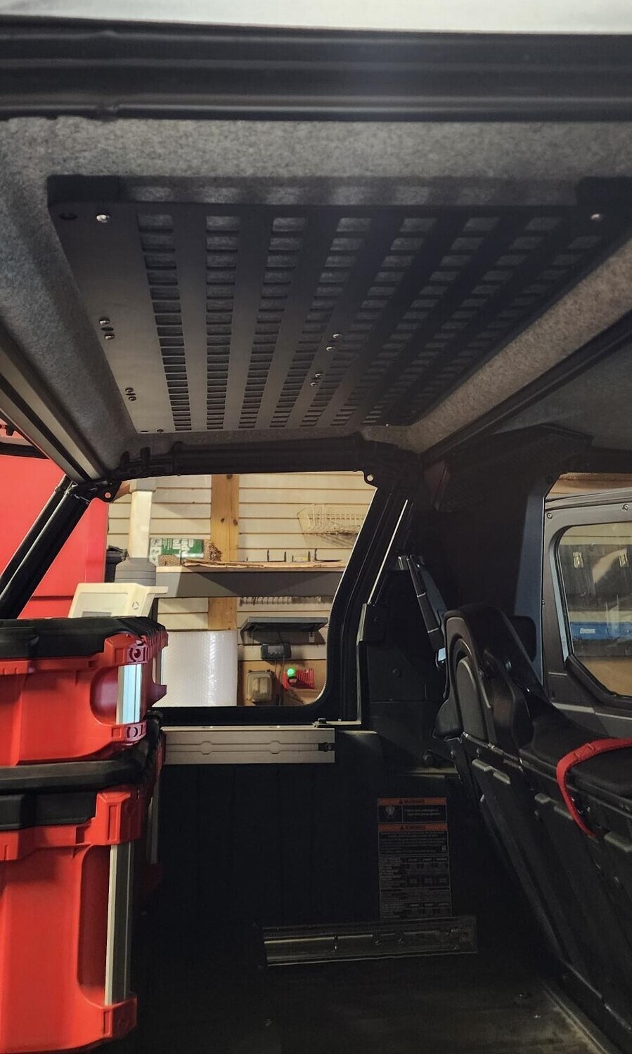 802 OFF ROAD Polaris Xpedition ADV Cargo Area Roof Mount Molle Panels